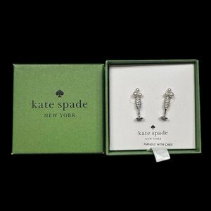 Kate Spade New York Cheers to That Stud Earrings nib